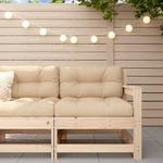 Maisonchic - Canapé d'angle de jardin, Salon de jardin, Banquette de jardin bois de pin massif