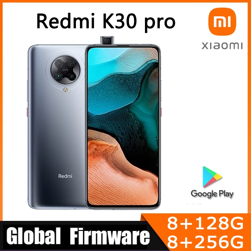 Xiaomi-Smartphone Redmi K30 Pro 5G, micrologiciel global, 6.67 pouces, Snapdragon 865, téléphone d'occasion