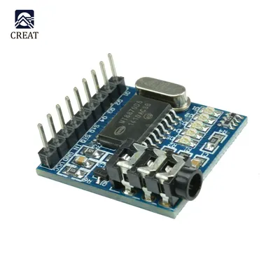 MT8870 DTMF Audio Voice Decoder Telephone Phone Speech Decoding Voice Board Module LED Indicators