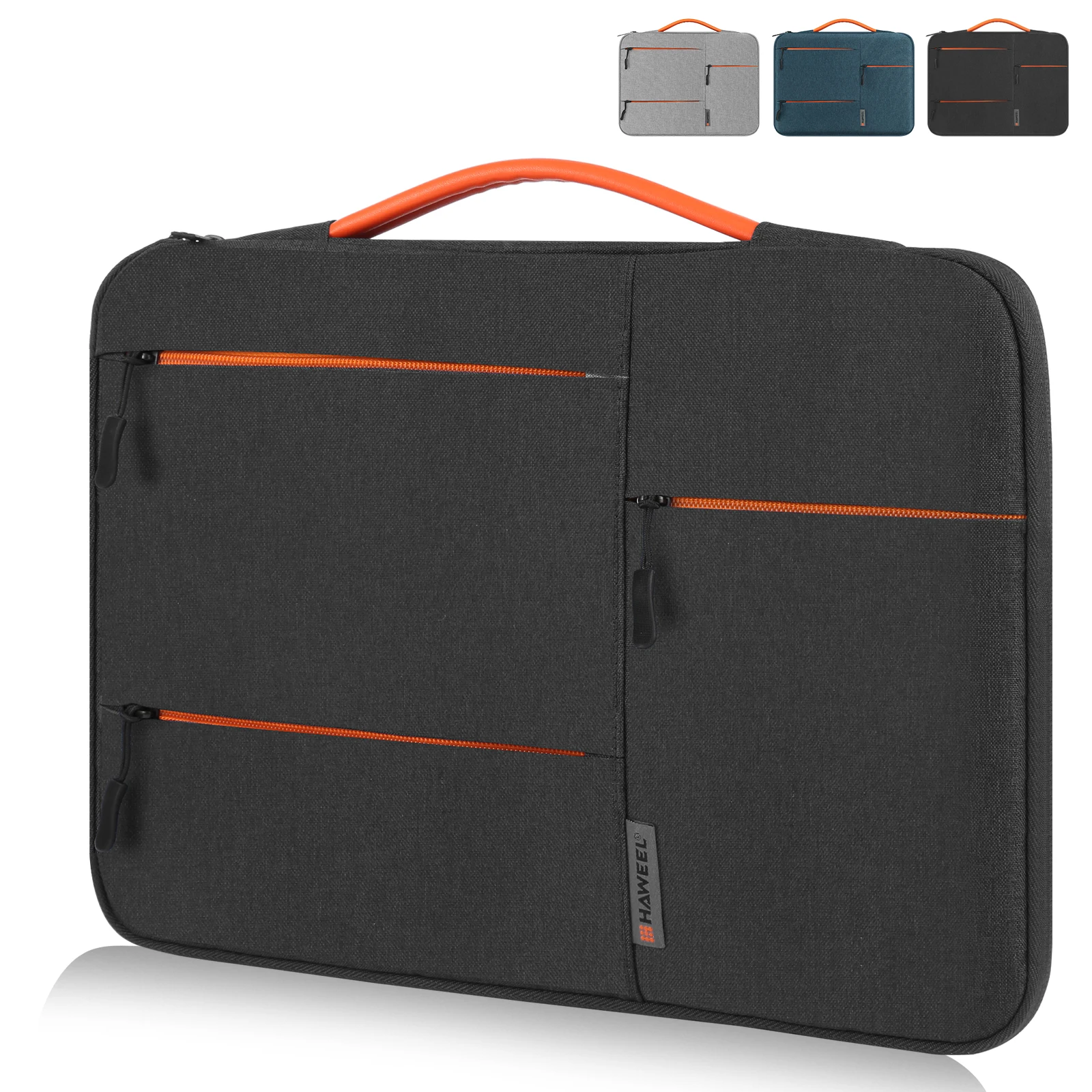 HAWEEL – pochette de protection pour ordinateur portable, mallette avec fermeture éclair, sac à main pour ordinateur portable 13, 14, 15 pouces, sac pour ordinateur portable MacBook