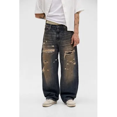 BDG Jack Brown Tint Rip Jeans - Brown 32W 32L at Urban Outfitters