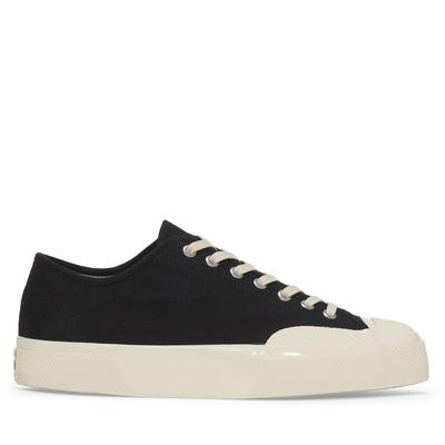 Superga Artifact By 2432 Works Low Cut Cotton Canvas - Black off White Trainers