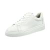 Sneaker GANT "Mc Julien", Herren, Gr. 45, weiß, Leder, unifarben, sportlich, Schuhe, Edelsneaker, Business Schnürschuh mit Gummisohle