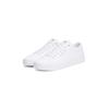 Sneaker TOMMY HILFIGER "TH HI VULC LOW CORE CANVAS", Herren, Gr. 45, weiß, Textil, sportlich, Schuhe, Freizeitschuh, Halbschuh, Schnürer mit weich gepolstertem Schaftrand, Topseller
