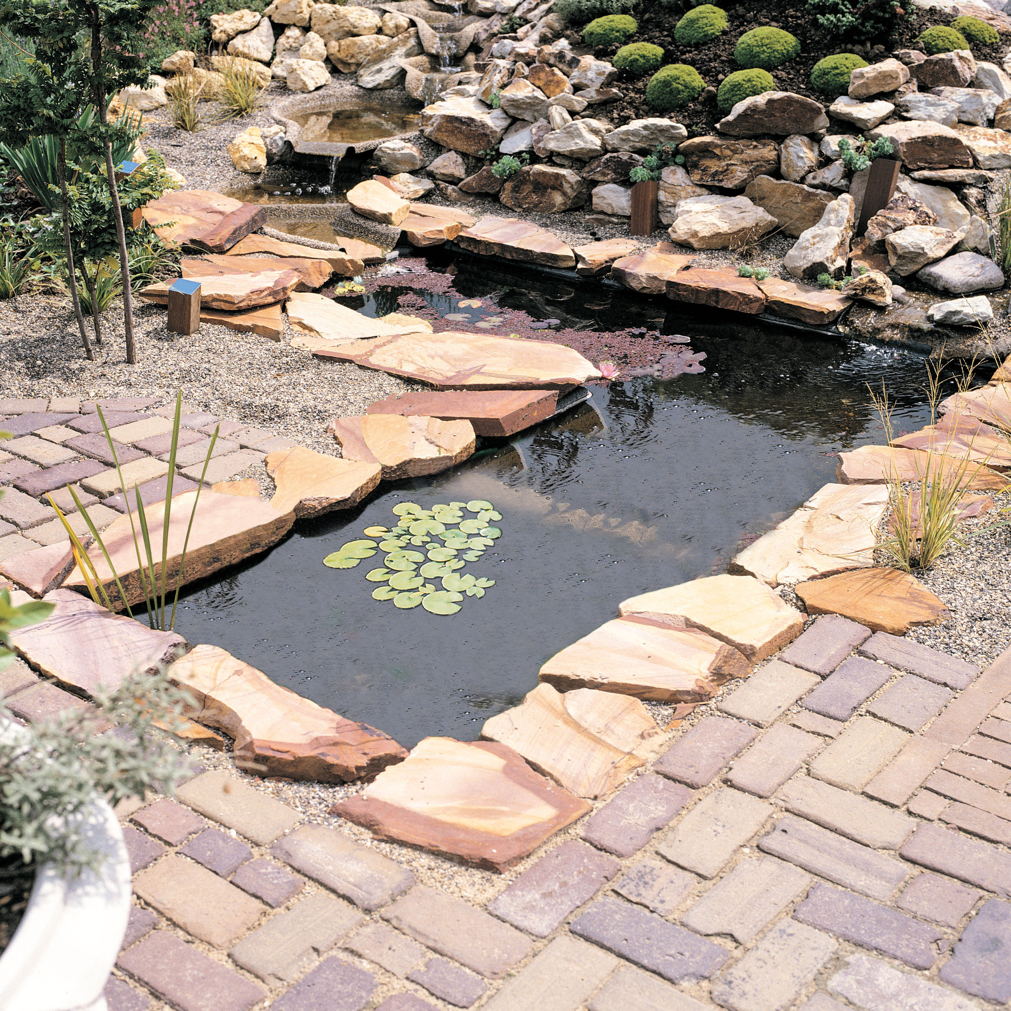 Fertigteich UBBINK "Schale VENUS", schwarz, B:170cm H:60cm L:200cm, Kunststoff, Teichschalen, Form: 90-Grad-Ecke, 15 Jahre Garantie Image