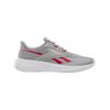 Laufschuh REEBOK "REEBOK LITE 4", Gr. 44,5, grau 2, vector rot, weiß, Textil, Synthetik, sportlich, Schuhe