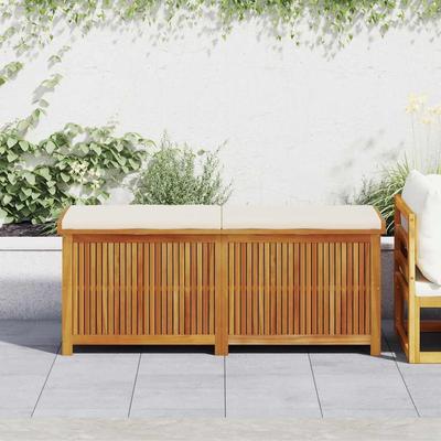 vidaXL Outdoor Cushion Box Solid Wood Acacia