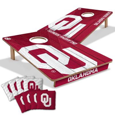 Oklahoma Sooners NCAA Tailgate Cornhole Board Set