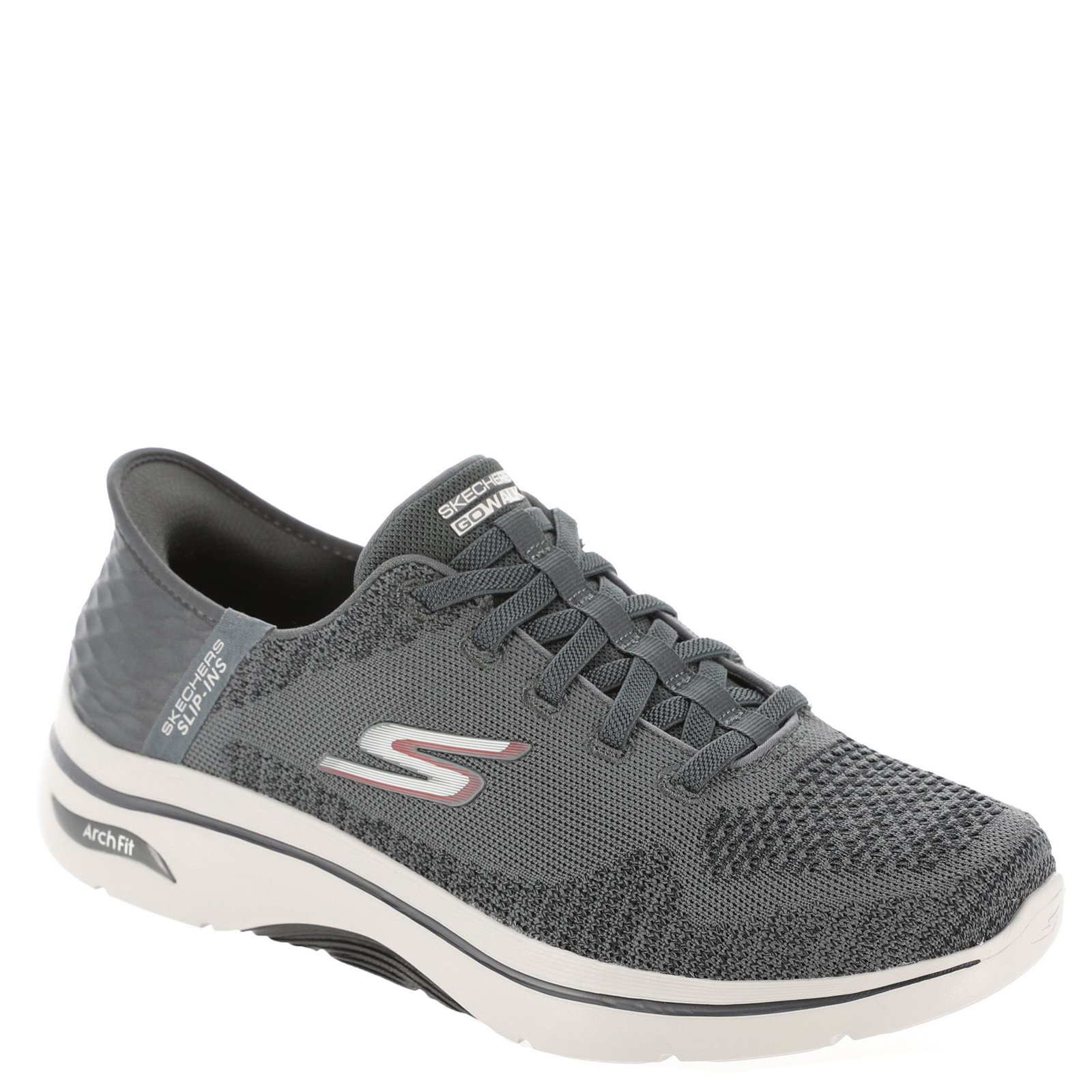 Skechers Performance Slip-Ins: Go Walk Arch Fit 2.0-Grand Select - Mens 10.5 Grey Slip On Medium