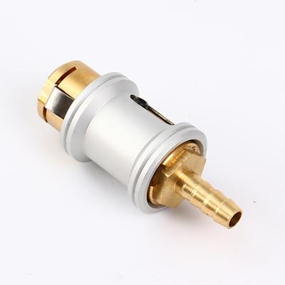 TEMU Universal Aluminum Alloy Car Tire Valve Clip Pump Nozzle Clamp, Quick Connect Connector, Air Inflator Pump Adapter For Vehicle Tires Image