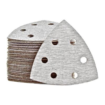 Miotools - Shark Klett-Schleifblätter, 93 mm, 6-Loch, f. Deltaschleifer, Normalkorund (50 Stk.) K400 Image