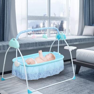 Gojoy - 25kg 5 Gang Elektrische automatische Babywiege Babyschaukel Mit Matte Babywippe Babywiege Image