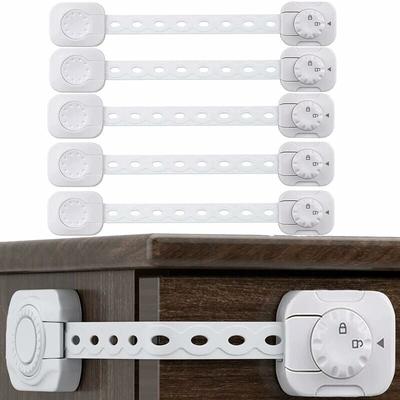 Baby-Sicherheits-Türblock, transparente Schrank-Schubladenverriegelungen und Kühlschrankschränke, Image