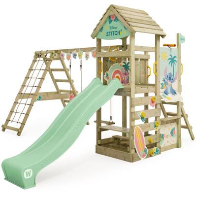 Spielturm Klettergerüst Disney Story mit Schaukel & Rutsche, Kletterturm mit Sandkasten, Leiter & Image