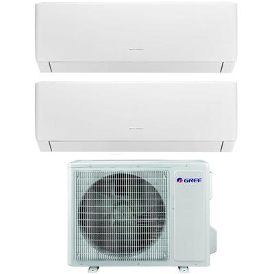 Gree Dual Split Inverter-Klimagerät Serie PULAR 12+12 mit GWHD(18)NK6NO R-32 Wi-Fi Integrated Image