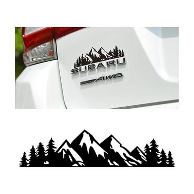 Berge-Autoaufkleber, Camping-Aufkleber, Autoaufkleber Bergwald-Vinyl, Grafik-Aufkleber-Set für Image