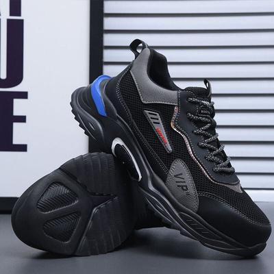 Sommer-Sicherheitsschuhe Neu Herren S3 Stahlkappe Leichte Arbeitsschuhe Atmungsaktive Punk-sichere Image