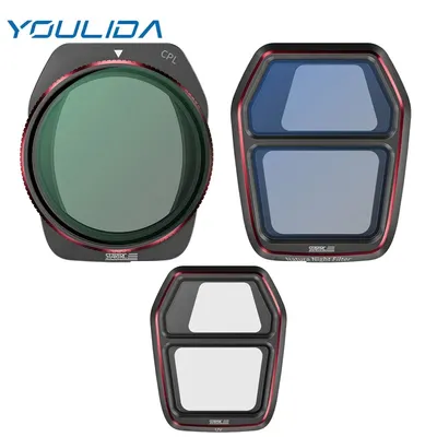 Air 3S Lens Filter for DJI Air 3S Drone Camera UV CPL Natural Night Filter Aluminum alloy Clip-on