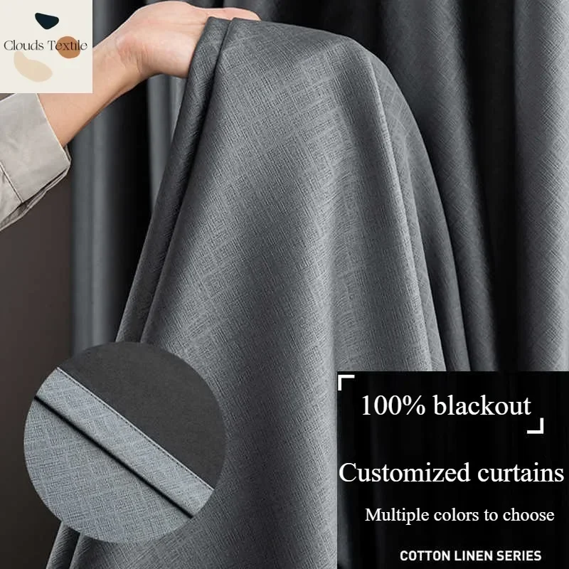 Vollverdunkelnde 300 cm hohe Vorhänge für Wohnzimmer, Esszimmer, Schlafzimmer, Fenster, wärmeisolierte Vorhänge, Hotelvorhänge, individuell anpassbar Image