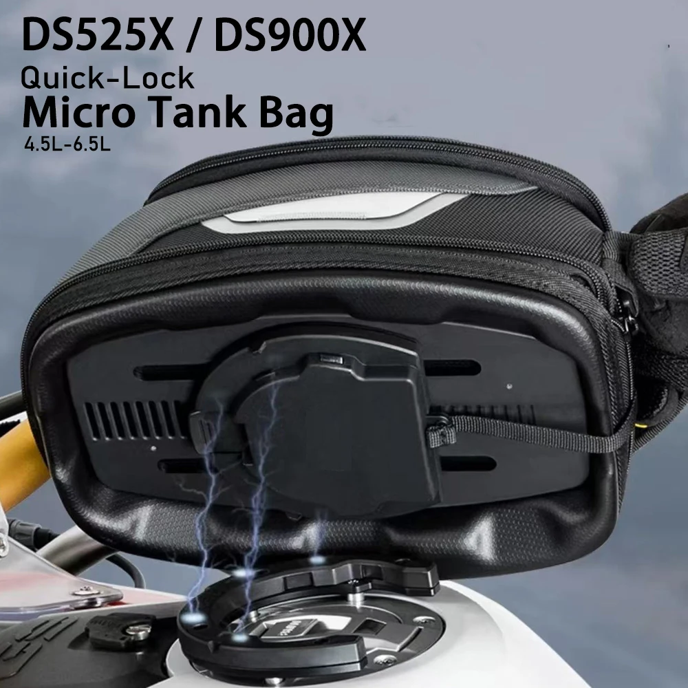 Motorcycle Tank Bag For Loncin VOGE DS525X DS900X Quick Release Tank Bag Magnetic Tank Bag Quick Release Micro Tank Bag