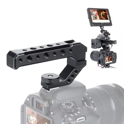 Camera Top Handle Grip Mirrorless Smallrig Camera Cold Shoe Adapter Mount Hand Held Stabilizer DSLR Camera Accessory Top Handle