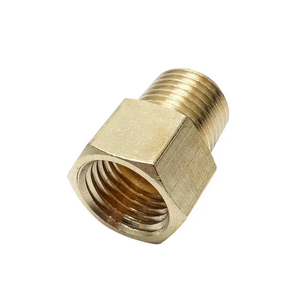 Extreme 1/8 "npt Buchse auf 1/8" bspt Stecker Sensor senden Adapter Reduzier stück Universal Messing Stecker Anschluss Image