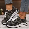 Damen Canvas Schuhe 2024 Mode Schnür flache Turnschuhe einfarbig lässig Damen vulkan isierte Schuhe plus Größe Zapatillas Mujer