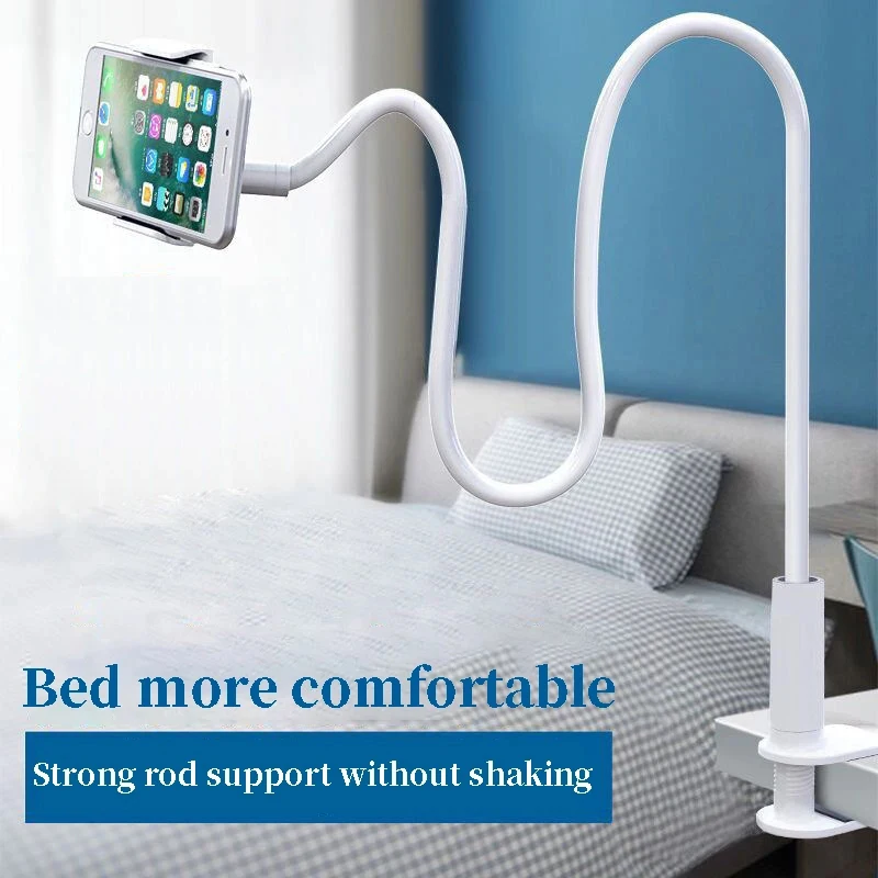 Universeller Handyhalter, tragbar, flexibel, verstellbar, 360° ° Clip Lazy Holder Home Bed Desktop Halterung Smartphone Ständer Image