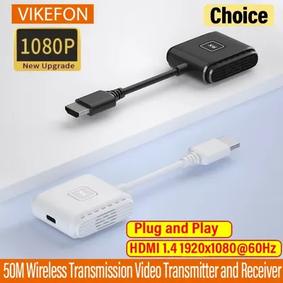 50M 1080P 60Hz HDMI Wireless Video Audio Sender Empfänger Extender Wireless Display Adapter Von PC Image