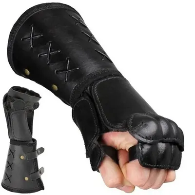 Cosplay-Zubehör, mittelalterliche Vintage-Gladiator-Lederrüstung, Gothic Reverse Clamshell, Image