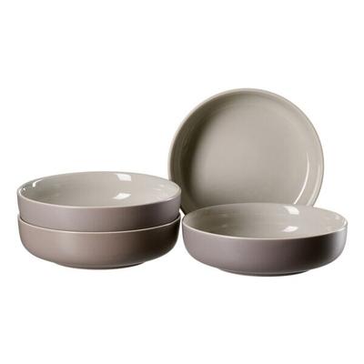 Ritzenhoff & Breker 4er-Pack Suppenschalen »Jasper« 19 cm Taupe, 5 cm