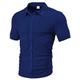 Per uomo Camicia Camicia Estiva Camicia casual Camicia da Spiaggia Camicia con Bottoni Nero Bianco Borgogna Blu marino Kaki Manica Corta Semplice Colletto a Camicia Vacanza Camicia hawaiana Tasca
