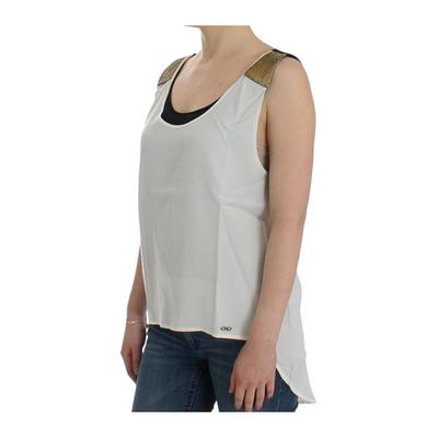 Kostum National Pailletten Schulter Tanktop weiss Image