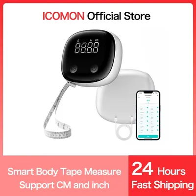 Smart Body Tape Measure 2024 New Body Chest Waist Hip Arm Leg Soft Tape Measure CM Inch Double Scale