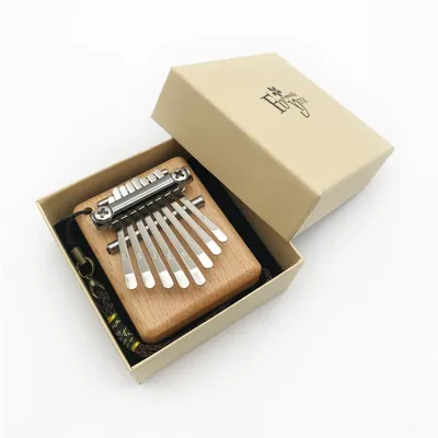 8 keys Kalimba Thumb Piano Acoustic Finger Piano Music Instrument Beech Wood Marimba Good Accessory