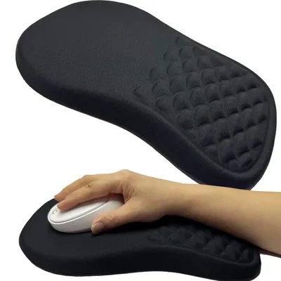 Ergonomic Wrist Rest Mouse Pad Comfortable Wrist Support Non Slip High Elastic Memory Cotton