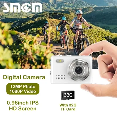 Digital camera 1080P high-definition resolution 12MP 0.96-inch IPS high-definition display screen