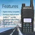 Baofeng Negozio ufficiale DR-1801 Walkie Talkie digitale/analogico DMR dual band a lungo raggio Tier livello II Radio di aggiornamento con slot per doppio tempo