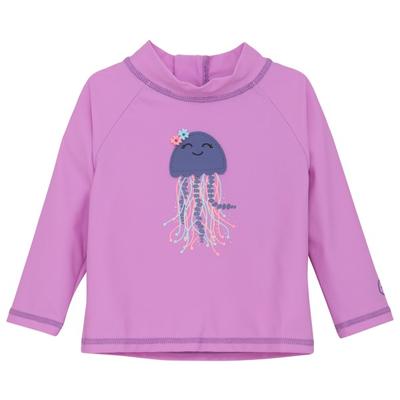 Color Kids - Baby T-Shirt L/S with Application - Lycra Gr 92 lila Image