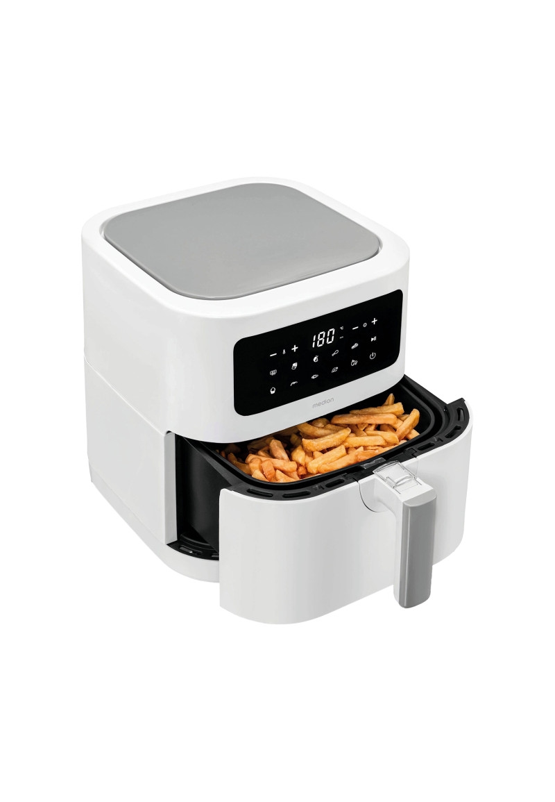 Medion LIFE E40 XL (MD 11740) Heißluftfritteuse weiß, Nutzinhalt 5,2 Liter Image