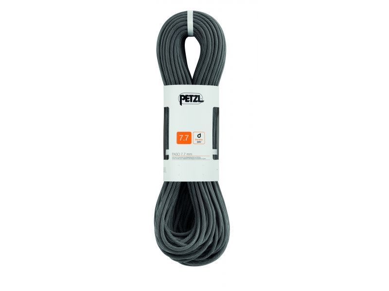 Petzl 7.7mm Paso Guide Rope Gray 50 m R22BG 050