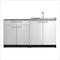 NewAge Outdoor Kitchens Stainless Steel 2-Piece Outdoor Kitchen Set (No Countertop)