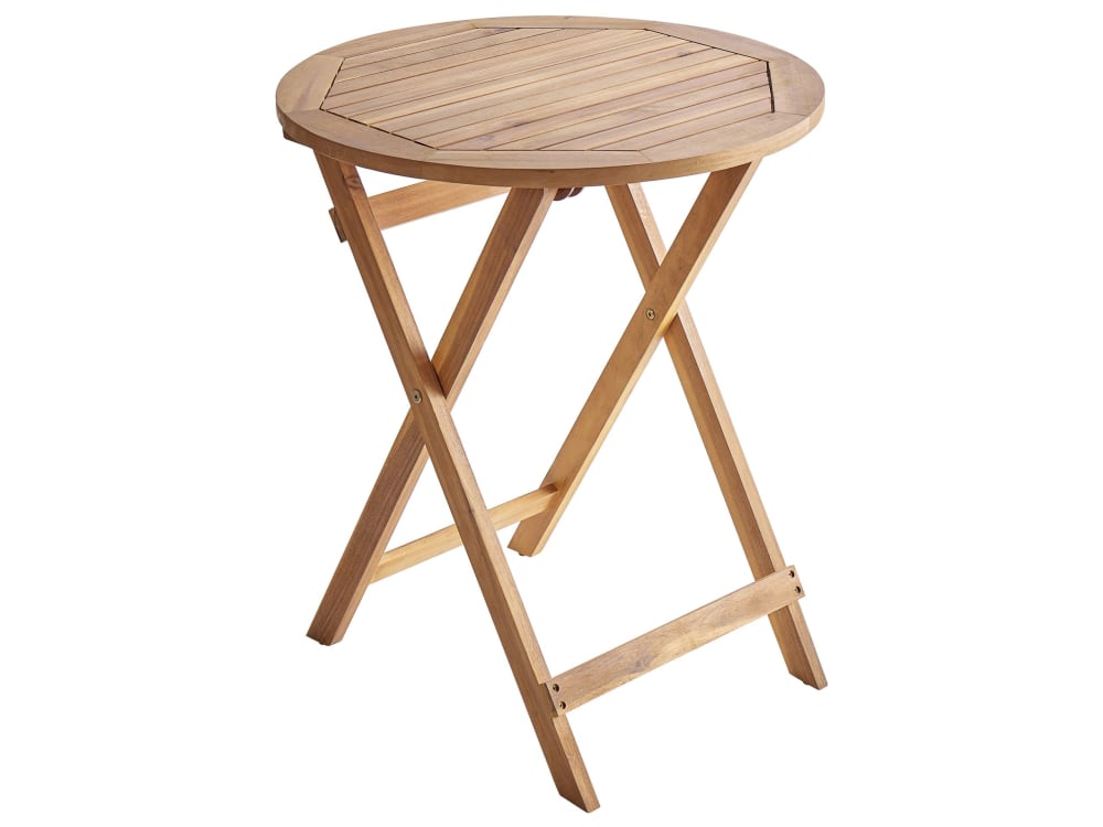 Tavolino Bistrot 60 cm 60 cm Legno d'acacia Marrone