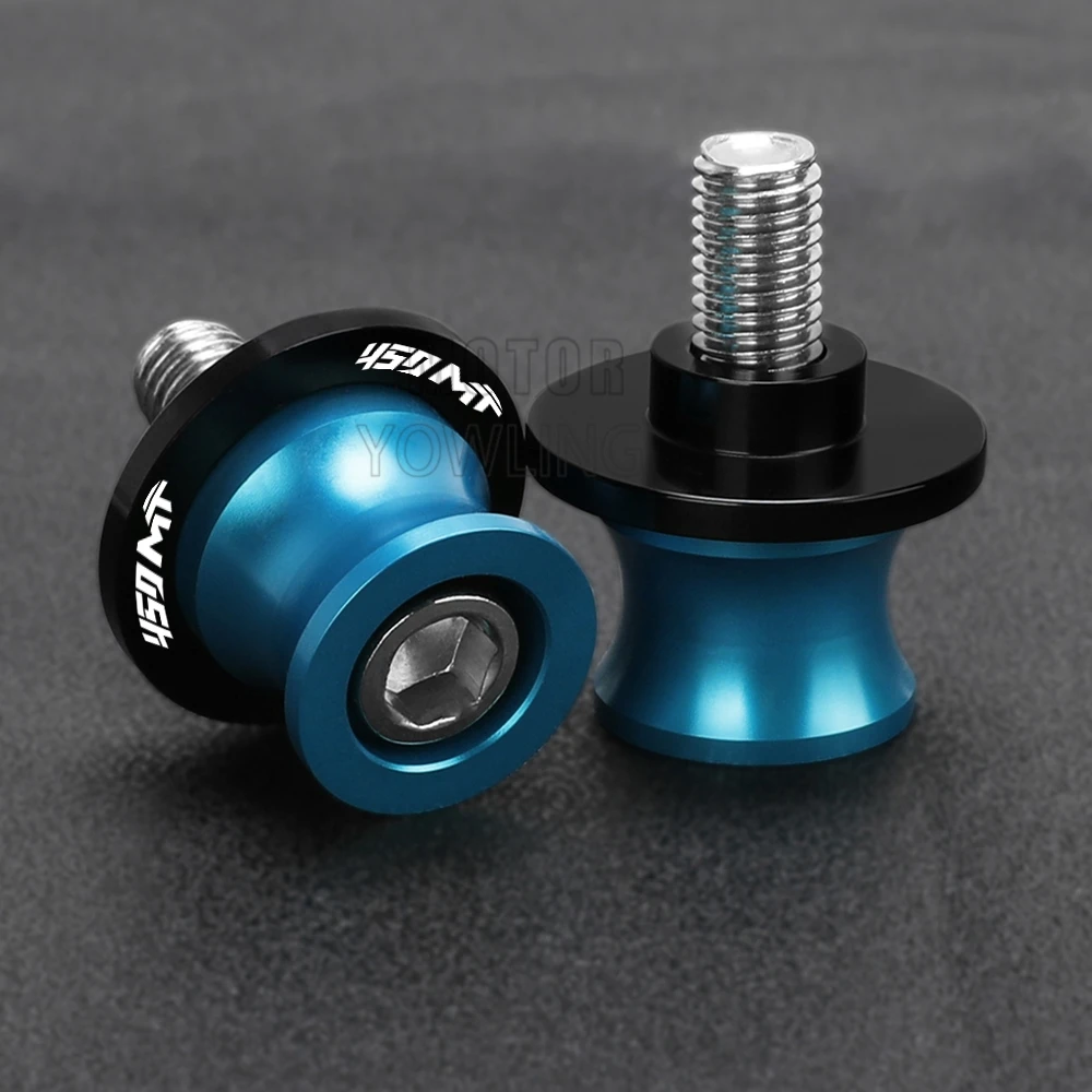 mt450 Motorrad Zubehör 10 MM Schwinge Spulen Sliders Stand Schrauben Schwinge Für CFMOTO CF MOTO 450MT 450 MT 450 2024-2026 Image