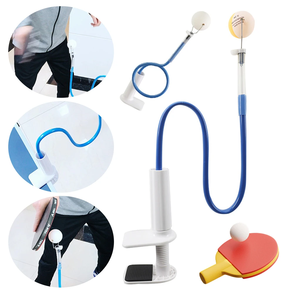 Tischtennis ball trainer Pingpong-Übungs gerät Schneller Rebound-Tischtennis roboter trainer mit Tisch klemme für Anfänger Image