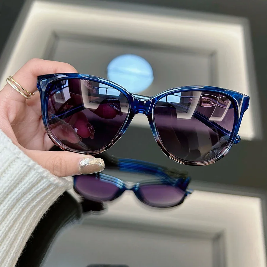 Retro Cat Eye Sonnenbrille Frauen Männer Mode Vintage Sonnenbrille Weiblich Männlich Marke Designer Shades Spiegel Reise Oculos De Sol Image