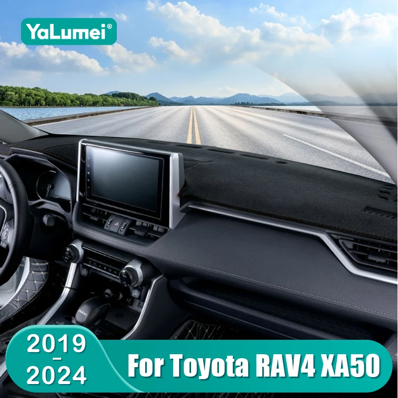 Für Toyota RAV4 XA50 2019 2020 2021 2022 2023 2024 RAV4 Hybrid Auto Dashboard Matte Sonnenschutz Instrument Schreibtisch Abdeckung Zubehör Image