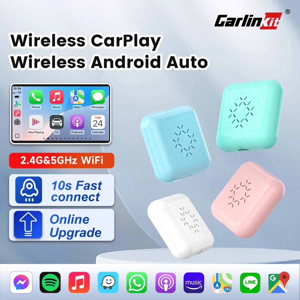 Carlinkit 3.0 Pro MINI Carplay Wireless Dongle Aktivator für Mazda Toyota Audi Benz alle Modelle Mini Auto spielen Autoradio Carplay Image
