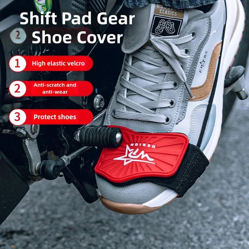 Motorrad Schuhe Schutz Getriebe Shift Pad Anti-skid Shifter Schuh Abdeckung Boot Schutz Für Harley Yamaha Honda Kawasaki Suzuki