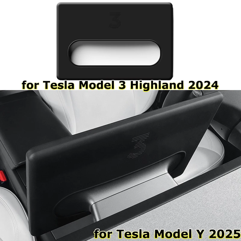 Für Tesla Model Y Juniper 2025 Mittelkonsole GPS-Bildschirmrahmen-Schutzabdeckung Modell 3 Highland 2024 Dekor Innenzubehör Image
